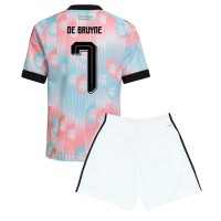 Stroje piłkarskie Belgia Kevin De Bruyne #7 Koszulka Wyjazdowej dla dzieci MŚ 2026 Krótki Rękaw (+ szorty)
